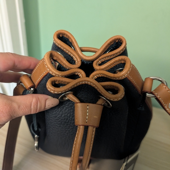 Nwt Rare Vintage Dooney & Bourke All Weather Leather Bag And Wallet Set - Picture 6 of 16